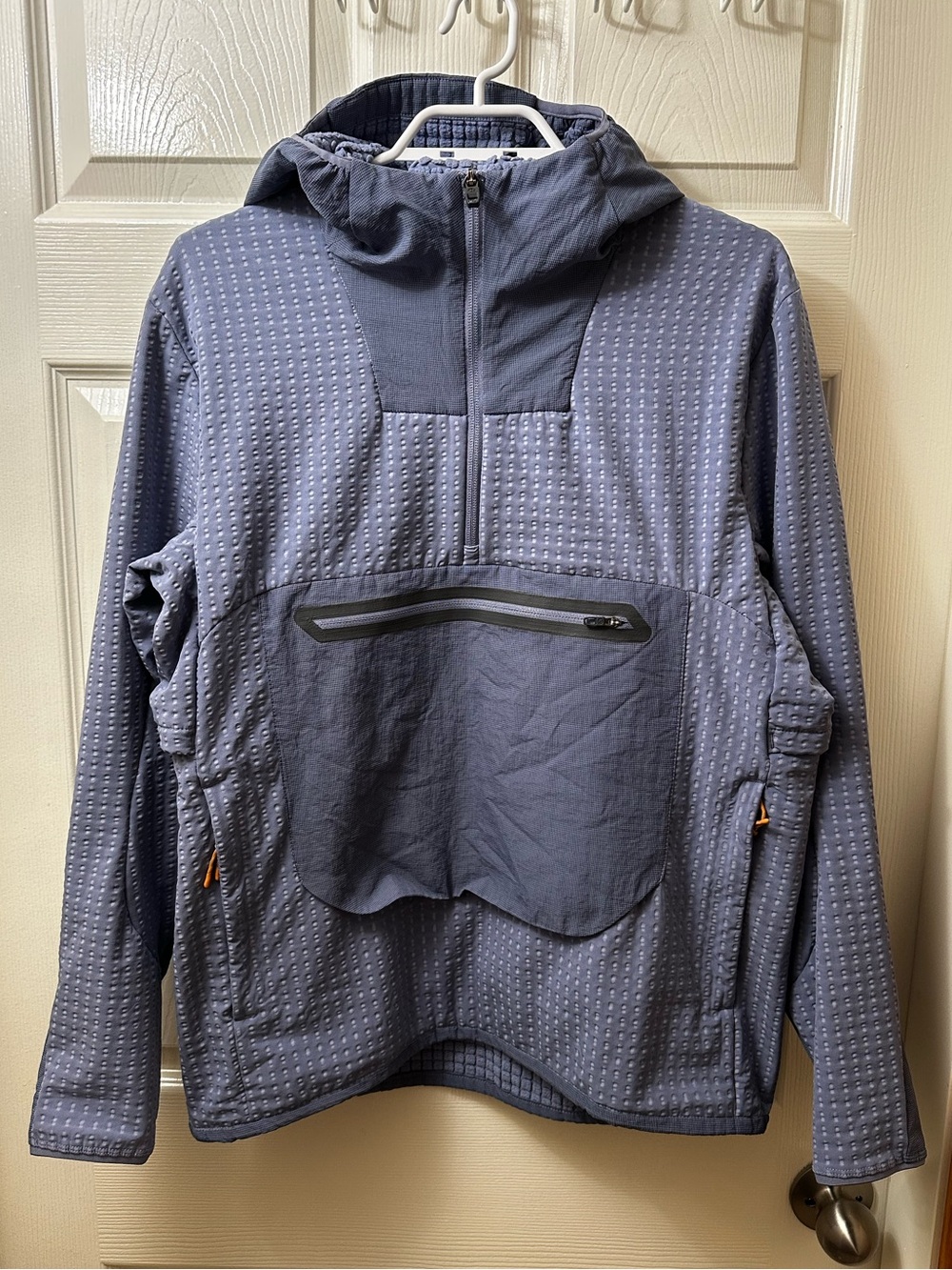 Lululemon Water-Repellent Fleece Hiking Anorak Peri Purple